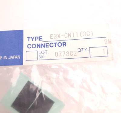 New Omron E3X-CN11(3C) Photoelectric Sensor Connector Cable, 24VDC, 3-Wire