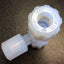 Used Parker GTCR-884 Pargrip Tee Connector Reducer, 1/2" x 1/4" x 1/2" Tube Size, PFA