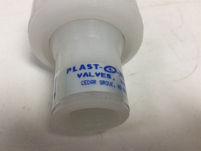 New – Open box Plast-O-Matic Valves Inc CKM075V-PF Diaphragm Check Valve, 3/4" PVDF Viton