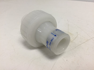 New – Open box Plast-O-Matic Valves Inc CKM075EP-PF Diaphragm Check Valve, 3/4" PVDF EPDM