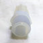 Used Entegris C6-8FN-1 Flaretek Straight Adapter, 3/8" Tubing to 1/2" MNPT PFA