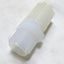 Used Entegris C6-8FN-1 Flaretek Straight Adapter, 3/8" Tubing to 1/2" MNPT PFA