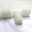 Used Entegris UT12-8-12TFN-1 Tee Adapter SpaceSaver 3/4" Flaretek 1/2" Flaretek 3/4"