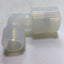 Used Parker GAME-88 Pargrip Elbow, 1/2" Tube Connection to 1/2" MNPT, PFA