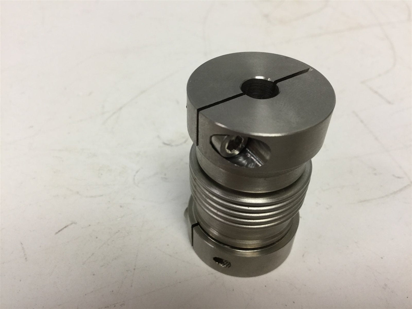 Used Gerwah DKN 20/38 Metal Bellows Coupling, Inside Diameters: 6.3mm, OD: 24.67mm
