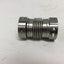 Used Gerwah DKN 20/38 Metal Bellows Coupling, Inside Diameters: 6.3mm, OD: 24.67mm