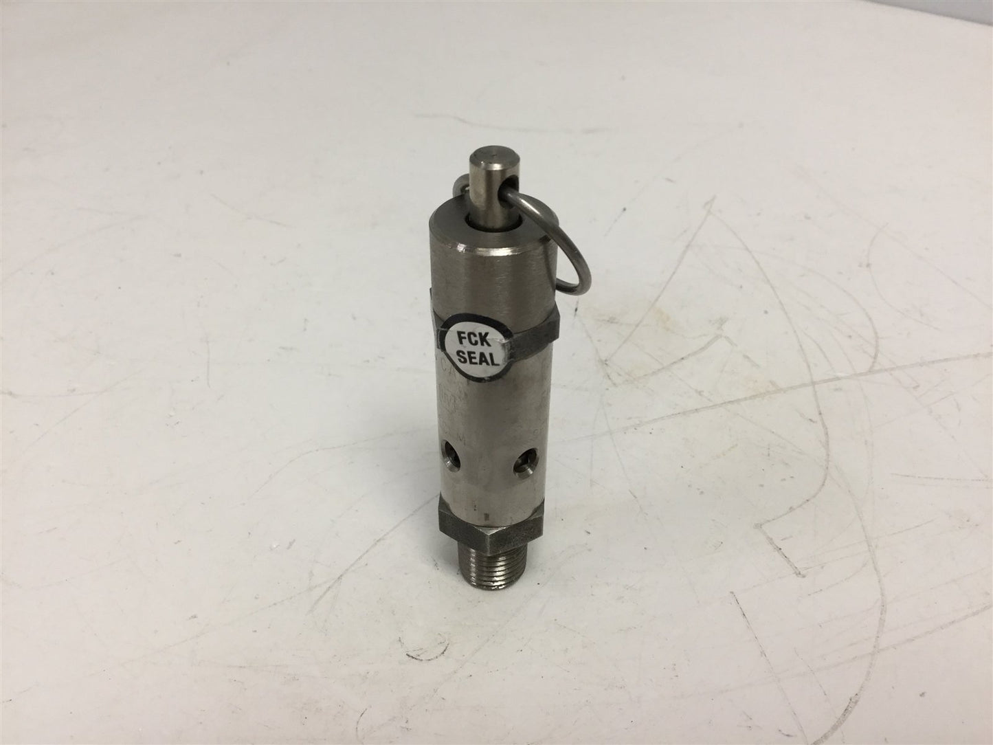 Used Kingston CRN0G31441C Male End Safety Relief Valve, Connection: 1/4 NPT, FCK Seal