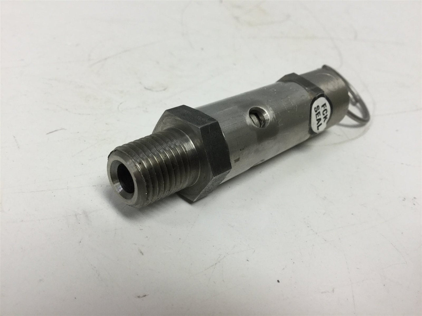 Used Kingston CRN0G31441C Male End Safety Relief Valve, Connection: 1/4 NPT, FCK Seal