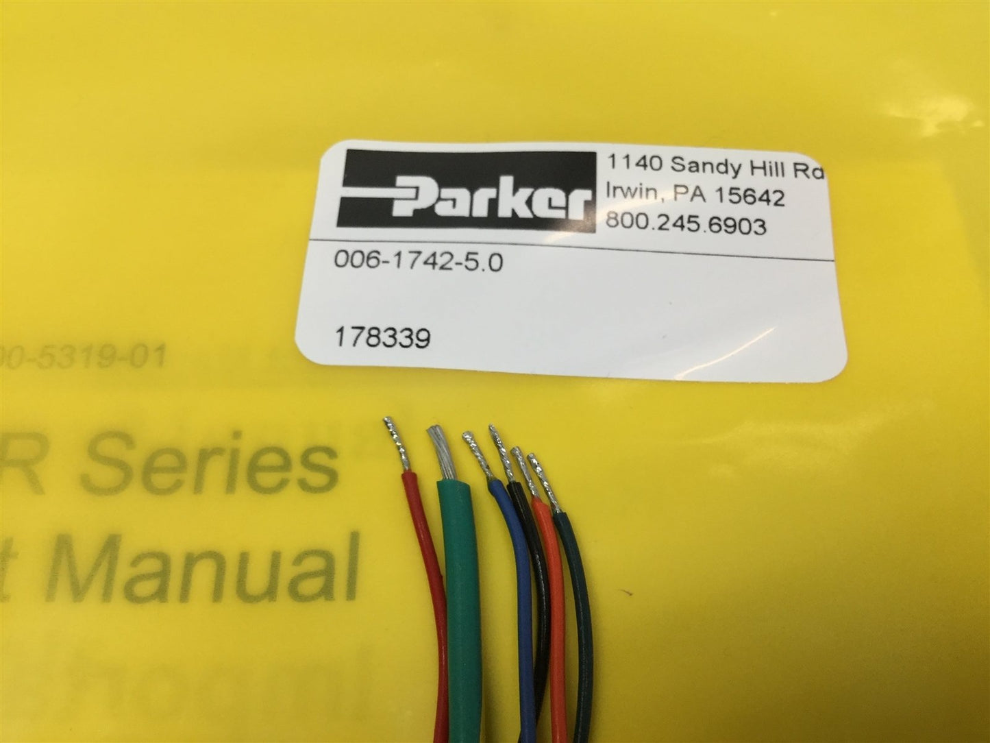 New Parker 006-1742-5.0 Limit/Home Cable, "For the Gemini, Aries, VIX" 5m