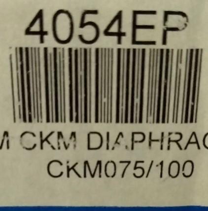 New Plast-O-Matic 4054EP Replacement EPDM Diaphragm For CKM075, CKM100