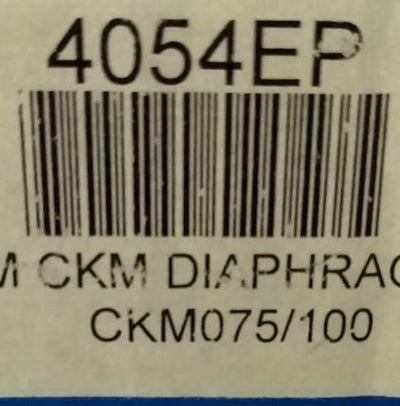 New Plast-O-Matic 4054EP Replacement EPDM Diaphragm For CKM075, CKM100