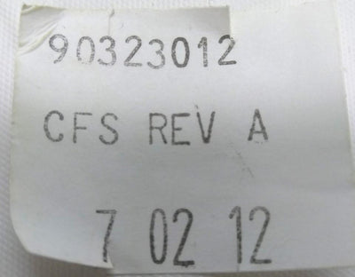 Used CFS 90323012 PVDF Liquid Manifold, 6x 1/8" NPT 4x 1/2" NPT, L 9" x W 2" x H 1.5"