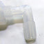 Used Parker GAME-42 Pargrip Elbow, 1/4" Tube Connection to 1/8" MNPT, PFA