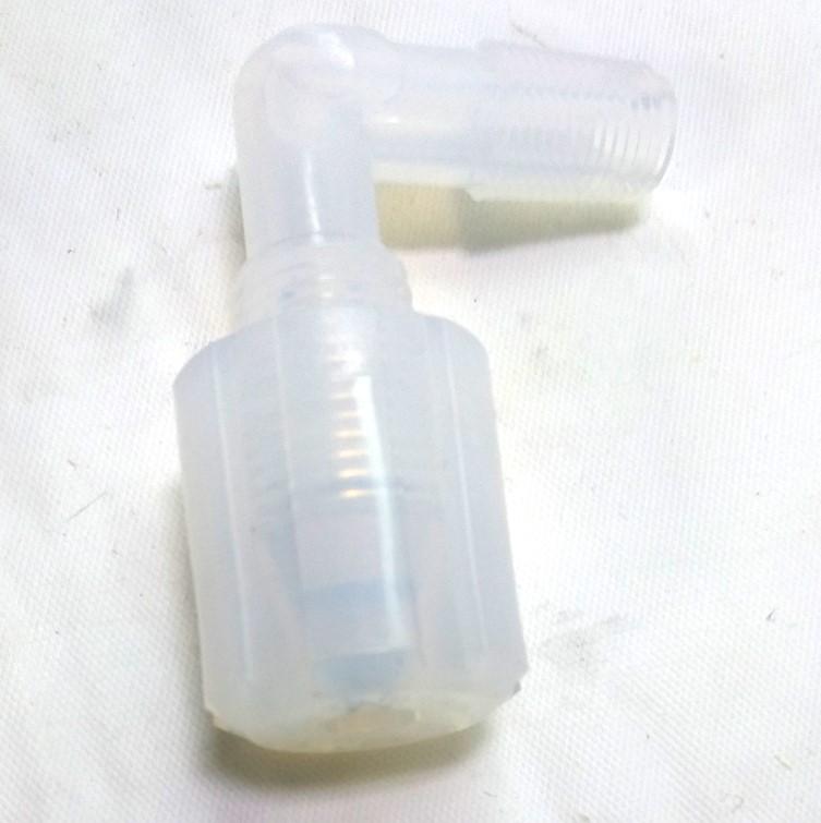 Used Parker GAME-42 Pargrip Elbow, 1/4" Tube Connection to 1/8" MNPT, PFA