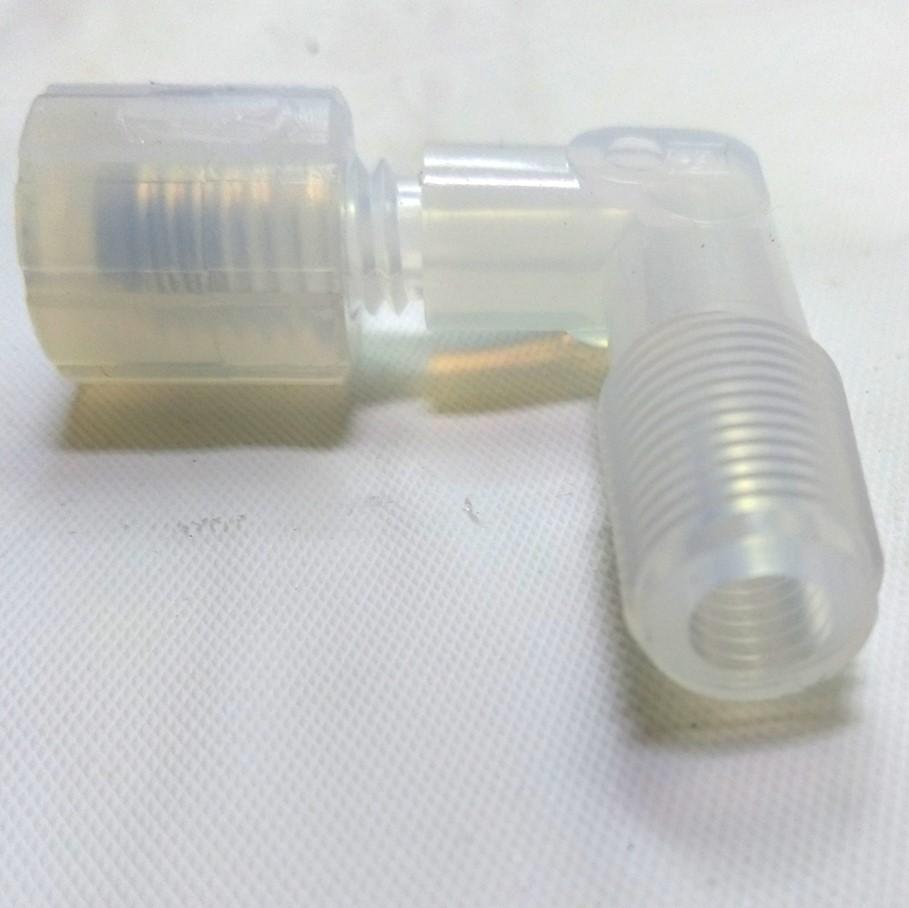 New – Open box Parker GAME-22 Pargrip Elbow, 1/8" Tube Connection to 1/8" MNPT, PFA