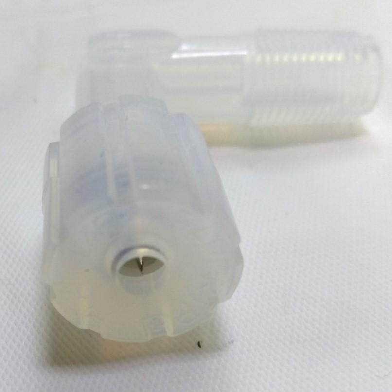 New – Open box Parker GAME-22 Pargrip Elbow, 1/8" Tube Connection to 1/8" MNPT, PFA