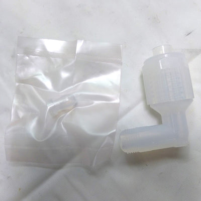 New SMC LQ1E3A-R3 High Purity Reducing Union Elbow, 1/4" Tube to 1/8" NPT, PFA