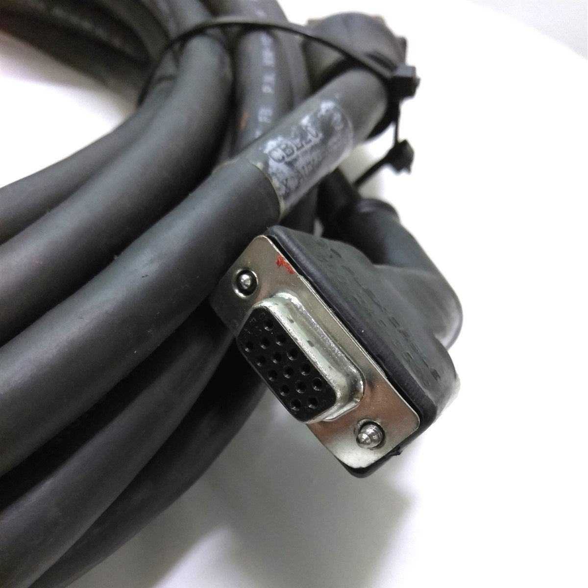 Used Flex-Cable FC-UXFDAFMP-S-E032 Motor Feedback Cable, D-Sub Mnt Flange TNM 19, 32'