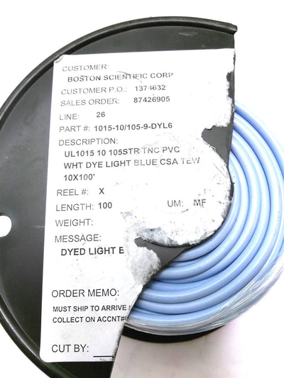 New – Open box Copperfield 1015-10/105-9-DYL6 MTW Wire 105 Strand 10ga 600V 90'