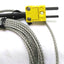 New Watlow AFCJ0FA020UK100 MI Thermocouple, Type K, 100", Mini Plug, Probe 2"