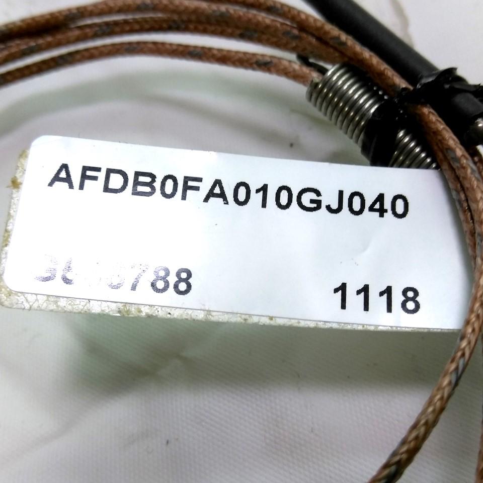 Used Watlow AFDB0FA010GJ040 MI Thermocouple, Type J, 40", Missing Mini Plug, Probe 1"