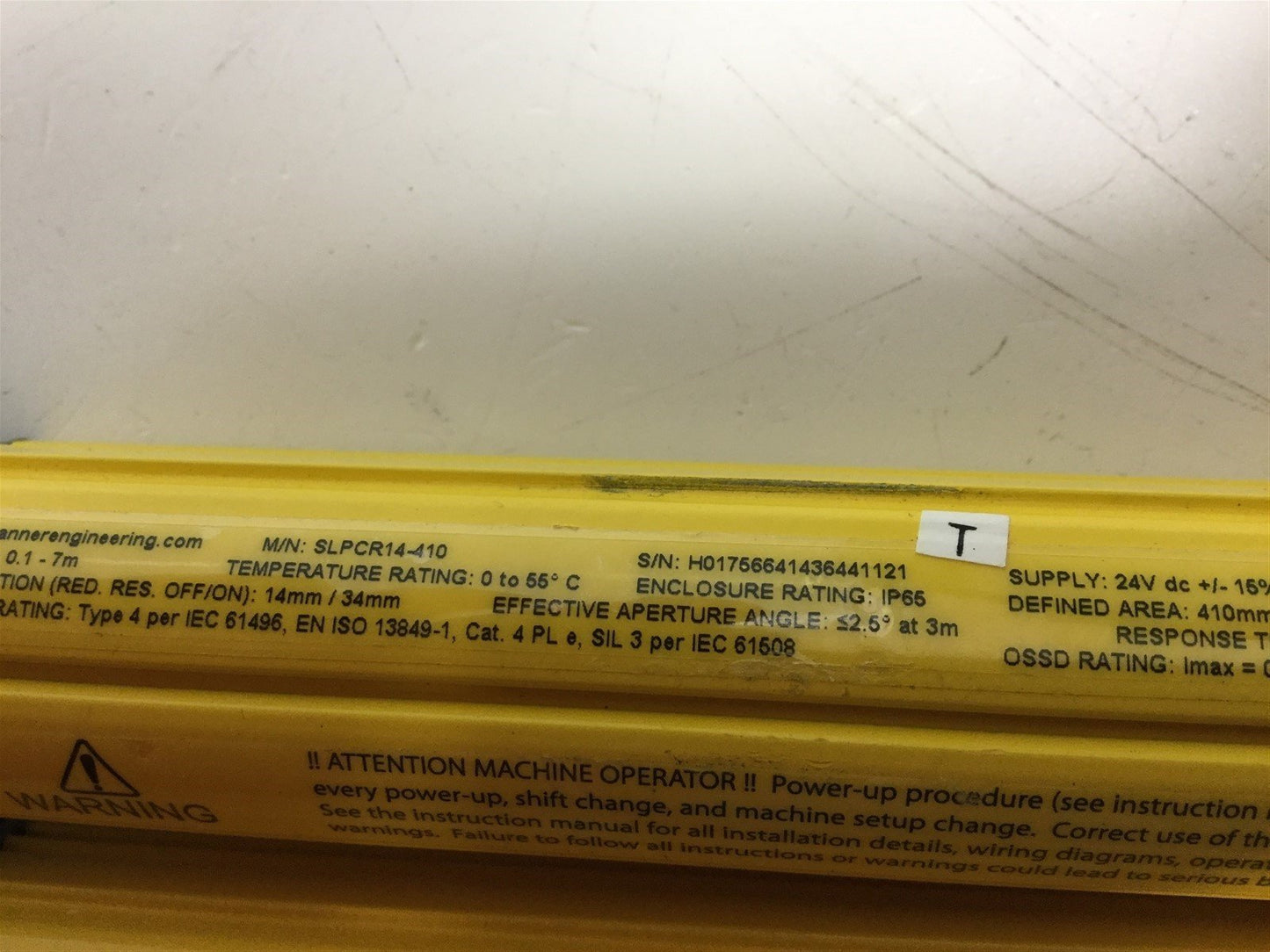 Used Lot of Banner Light Curtain Emitters with Receivers, See Description for Part #s