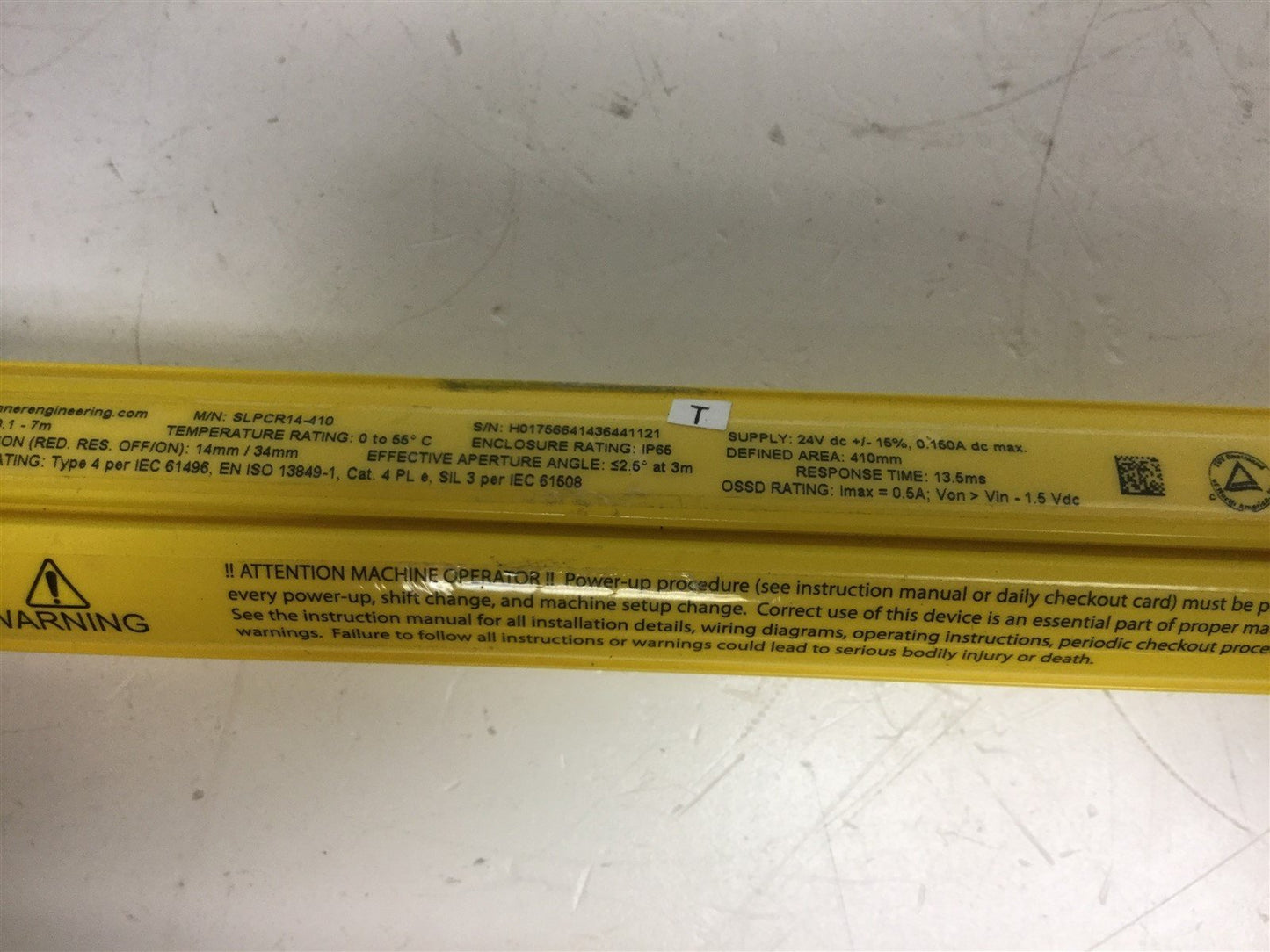 Used Lot of Banner Light Curtain Emitters with Receivers, See Description for Part #s