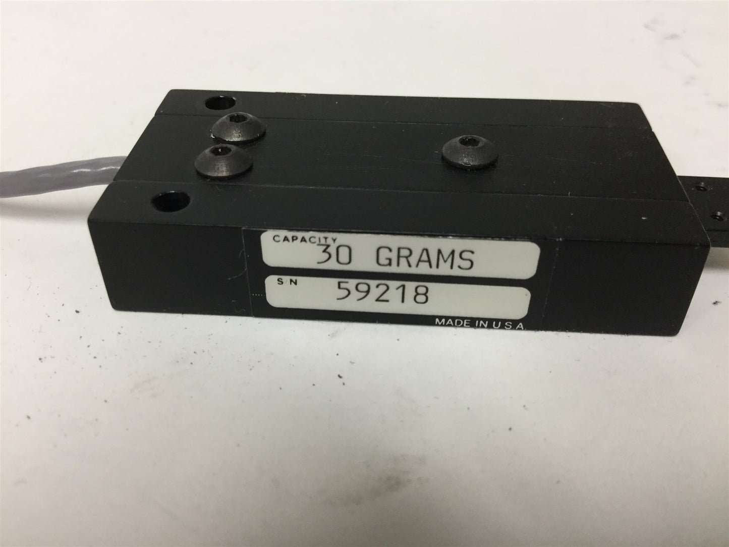 New Transducer Techniques GSO-30 Load Cell, 30-Gram, Dimensions: 51mm x 25.5mm