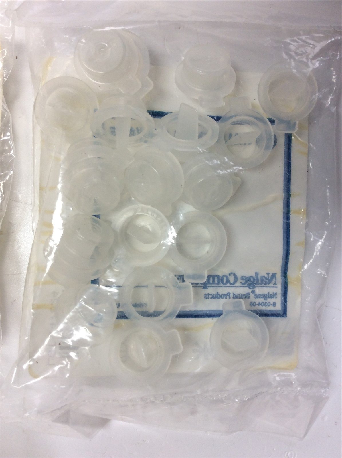 New Lot of 60 Nalge Nunc 3111-0018 Centrifuge Tube Closure Caps Size No. 18