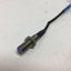 Used Keyence EV-108 Amplifier Proximity Sensor, M8-1.0, Range: 1.5mm 12-24VDC N.O.