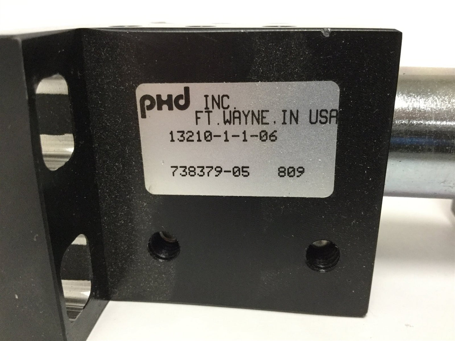 Used PHD 13210-1-1-06 Clamping Positioner, Range: 8", Block Dimensions: 2" x 2" x 2"