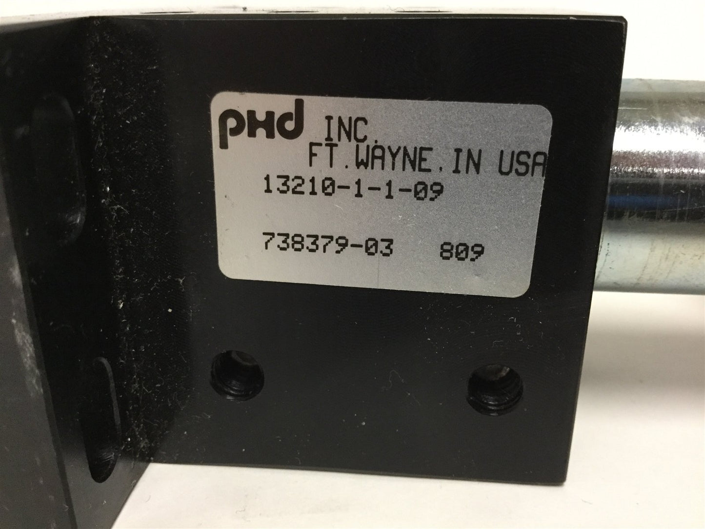 Used PHD 13210-1-1-09 Clamping Positioner, Range: 8", Block Dimensions: 2" x 2" x 2"