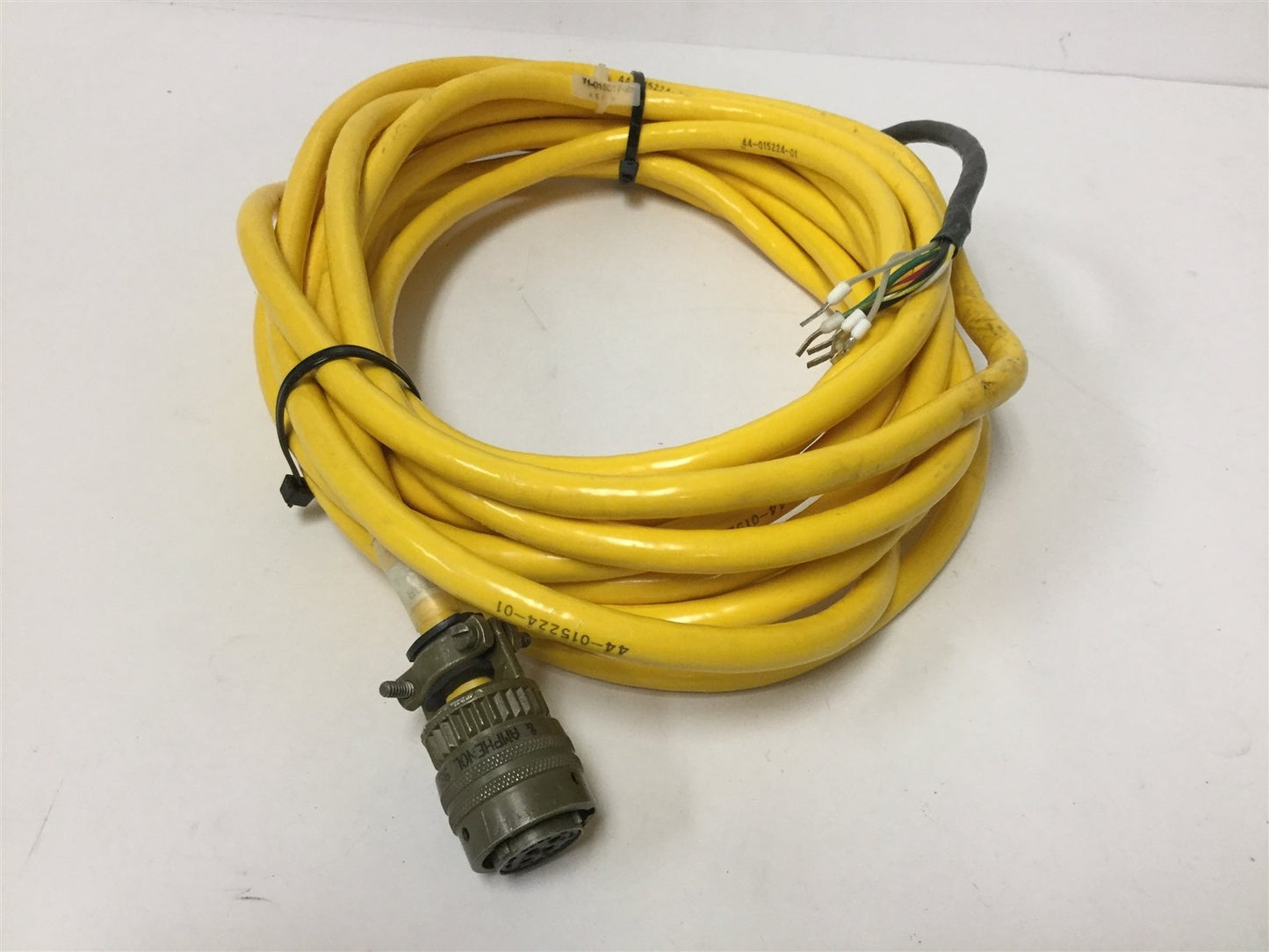 Used Parker 71-015017-25 Compumotor Cable, Length: 25 Feet, 12-Pin to Flying Leads