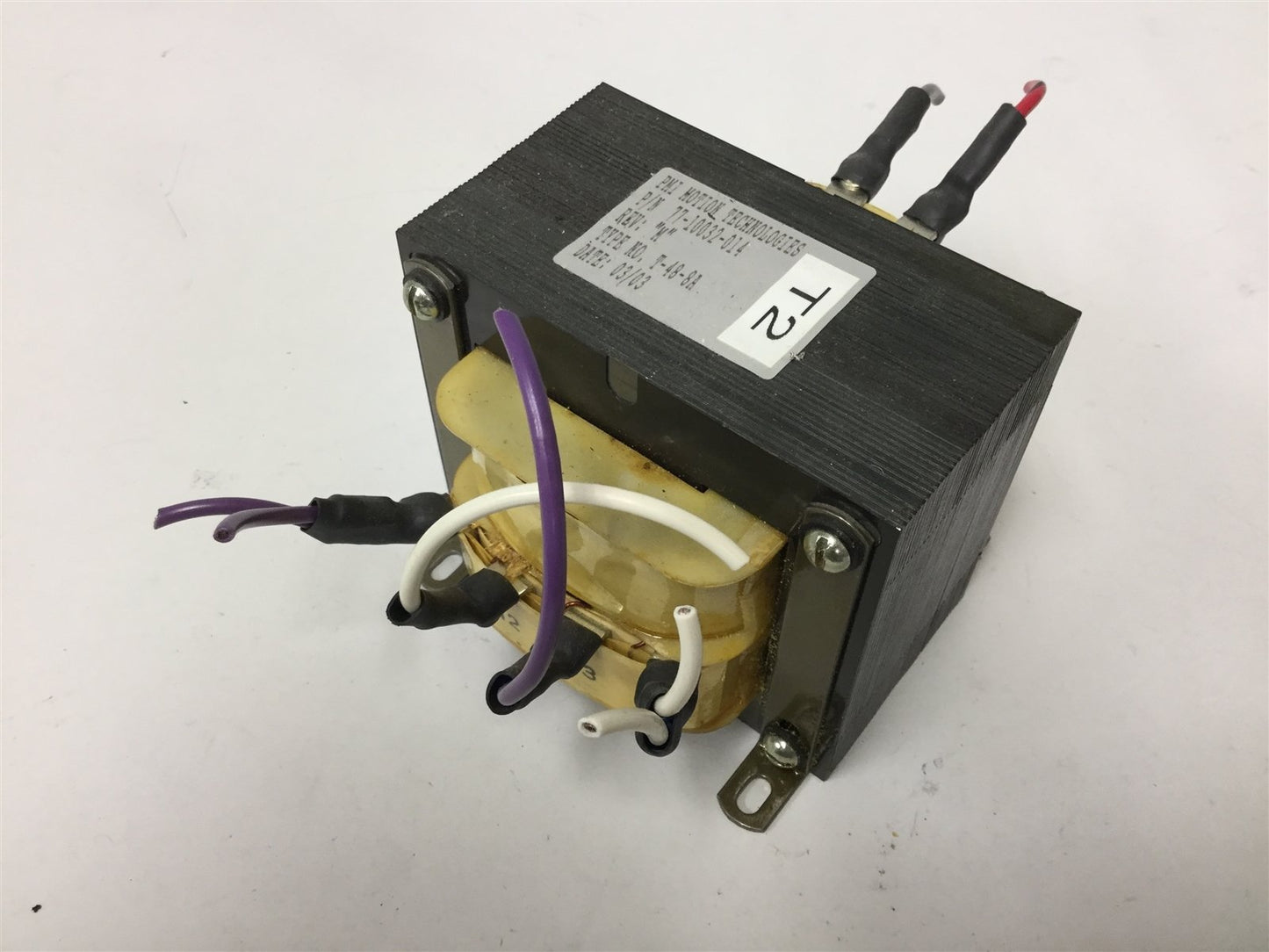 Used PMI Motion Technologies 77-10032-014 Transformer, Type: T-48-8A, Rev: M