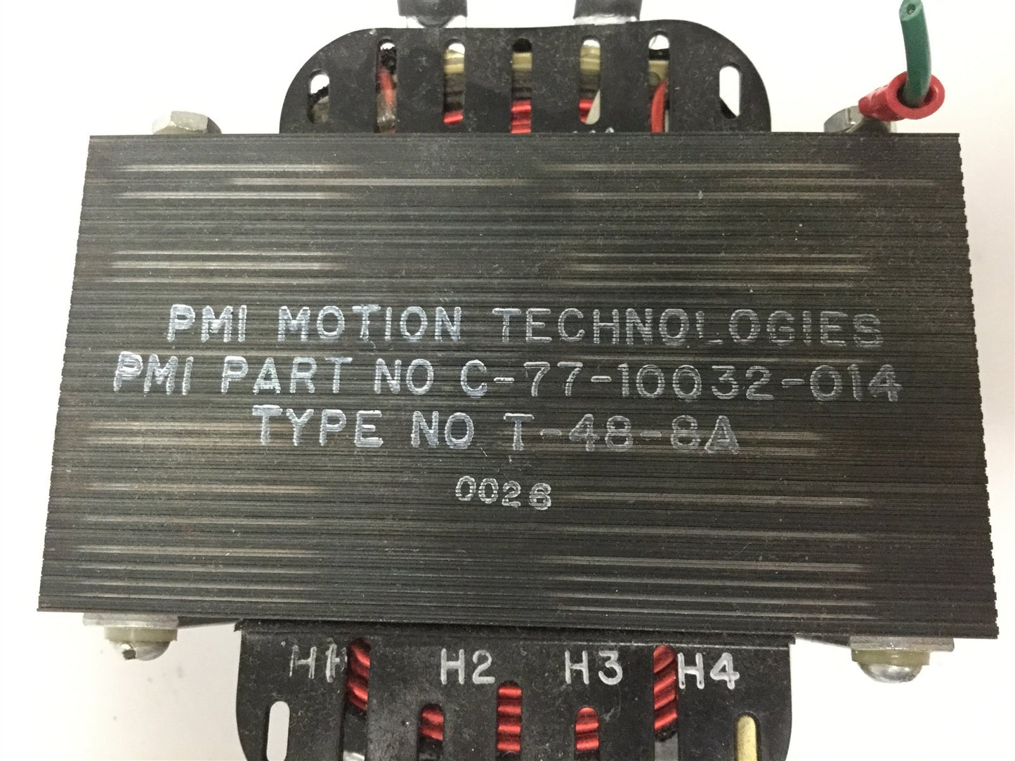 Used PMI Motion Technologies C-77-10032-014 Transformer, Type: T-48-8A