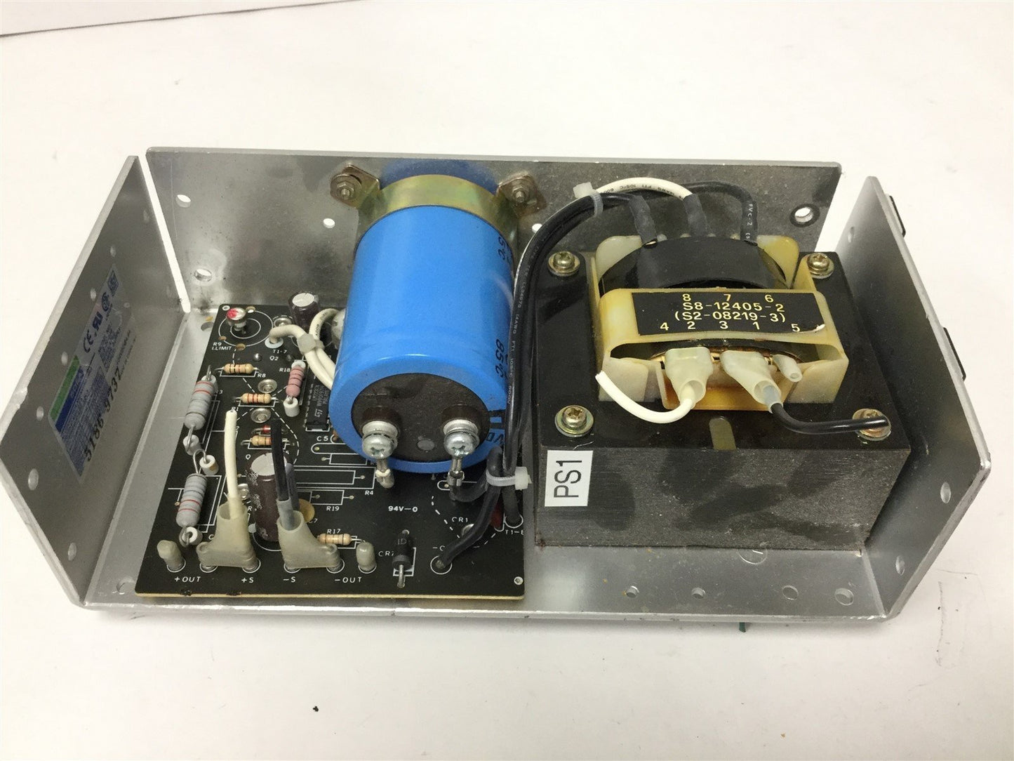 Used Sola SLS-24-048 Power Supply, Input: 100/120/220/230/240VAC, Output: 24VDC 4.8A