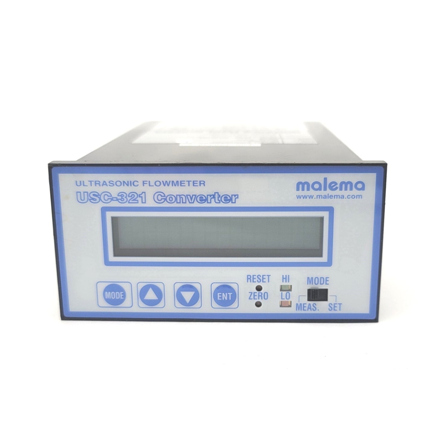 Used Malema Flow Sensors USC-321 Converter Ultrasonic Flow Meter Controller 24VDC