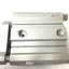 Used SMC CDQMA100-50 Pneumatic Cylinder, Stroke: 50mm, Bore: 100mm, Pressure: 145psi
