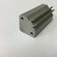 Used SMC NCDQ2A12-30D Compact Cylinder, Bore: 12mm, Stroke: 30mm, Pressure: 145psi