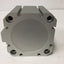 Used SMC NCDQ8B200-050 Compact Cylinder, Bore: 2", Stroke: 1/2", Ports: 1/8" NPT