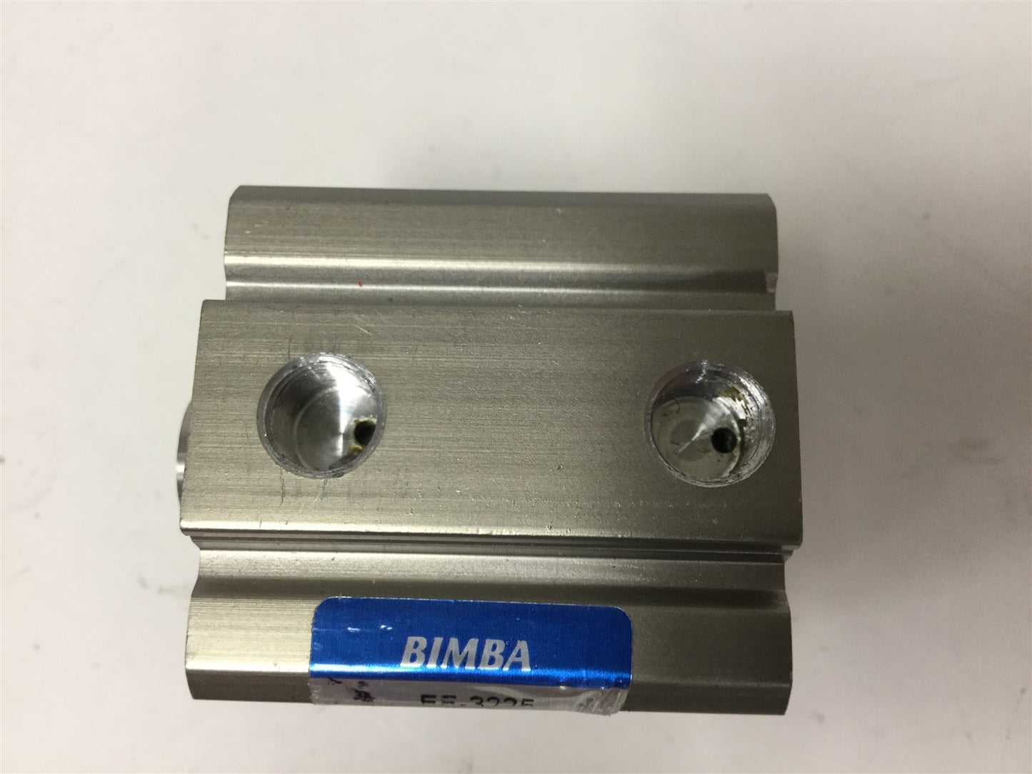 Used Bimba EF-3225 Pneumatic Cylinder, Bore: 32mm, Stroke: 25mm, Ports: G1/8