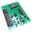 Used Lumonics E84A3341D Rev 4 Fuse and Connector Card, 11x Fuse Holders, 415V Fuses