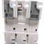 Used Legrand 21504 Rail Mount Fuse Holder, Holds 3 14x51 Fuses, 14mm Rail Mountable
