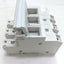 Used Legrand 21504 Rail Mount Fuse Holder, Holds 3 14x51 Fuses, 14mm Rail Mountable