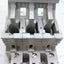Used Legrand 21504 Rail Mount Fuse Holder, Holds 3 14x51 Fuses, 14mm Rail Mountable