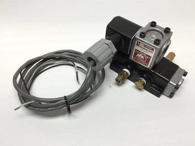 Used AAA Products S02V 2-Pos, Spring Solenoid Valve, 24VDC Coil, 160psi Max, 1/4"NPT
