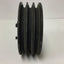 Used Martin 3B6.6SD Cast Iron 3-Groove Pulley Wheel, ID: 2.1", OD: 5.75"