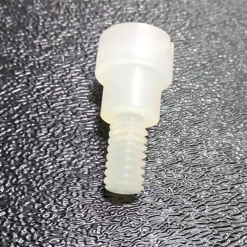 Used Lot of 10 90212738 PTFE Cam Follower, 1" Long, 1/4-20 Threads, *See Pictures*