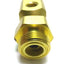 Used Matheson 4753-660 Tee for Purge Assembly, 1/4" NPT 3/4" M/F NPT, Brass