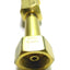Used Matheson 4753-660 Tee for Purge Assembly, 1/4" NPT 3/4" M/F NPT, Brass